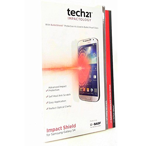 Tech21 Impact Shield w / Self Heal Teléfono móvil/smartphone Samsung 1 pieza(s) - Protector de pantalla (Teléfono móvil/smartphone, Samsung, Galaxy S4, Resistente a rayones, Transparente, 1 pieza(s))