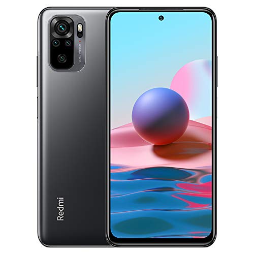 Xiaomi Redmi Note 10 - Smartphone de 6.43’’ con Altavoz Dual, 4GB RAM + 64GB ROM, Cámara Cuádruple de 48MP y Lentes Ultra Gran Angular y Macro,Qualcomm Snapdragon 678 CPU de Ocho Núcleos (Gray)