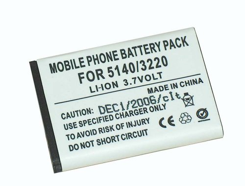 Power Batería para Nokia 5140, 3220, 3230 6020 6021 7260 N80 N90