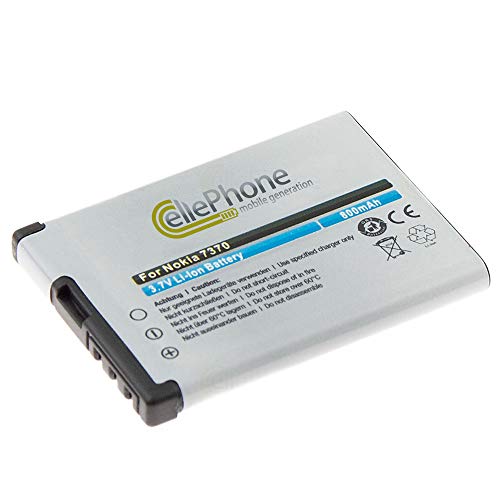 cellePhone batería Li-Ion para Nokia 1606 2505 2630 2660 5000 6111 6125 7070 7360 7500 N76 (reemplazado BL-4B)