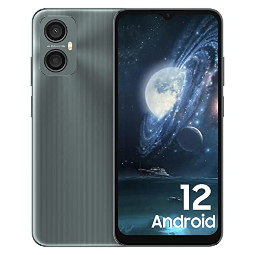 Blackview A52 Teléfono Móvil Libre, 4G Smartphone Barato Android 12 GO, 3GB+32GB(TF 1TB) 6.52'' HD+ 5180mAh Batería, Cámaras de 13MP con AI Face ID/Fingerprint/Dual SIM/GPS