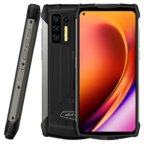 Ulefone Power Armor 13 Móvil Resistente, Batería 13200 mAh, Helio G95 8GB 128GB, Medición Distancia por Infrarrojos, 6,81'' 48MP Cámara, Android 11 IP68 Smartphone Antigolpes, Carga Inalámbrica NFC