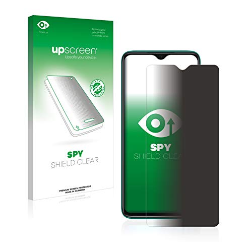 upscreen Protector Pantalla Privacidad compatible con Xiaomi Redmi Note 8 2019 Anti-Espía Privacy