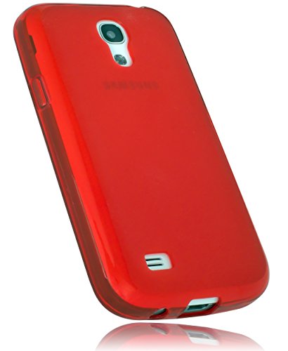 mumbi TPU Funda compatible con Samsung Galaxy S4 mini, rojo