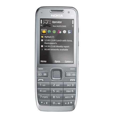 Nokia E52 - Móvil Libre (60 MB de Capacidad) Color Gris Metalizado