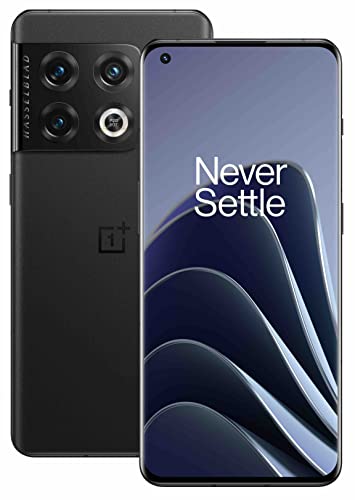 OnePlus 10 Pro 5G libre con 12GB RAM y 256GB de memoria con Cámara Hasselblad de segunda generación para móvil - Volcanic Black (Negro)