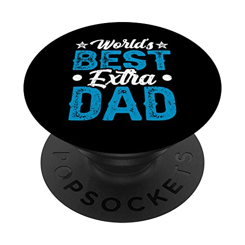 El Mejor Padre Extra Del Mundo Padrastro Padre Adoptivo PopSockets PopGrip Intercambiable