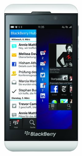 BlackBerry Z10 - Smartphone 16GB, 2GB RAM, Single Sim, White