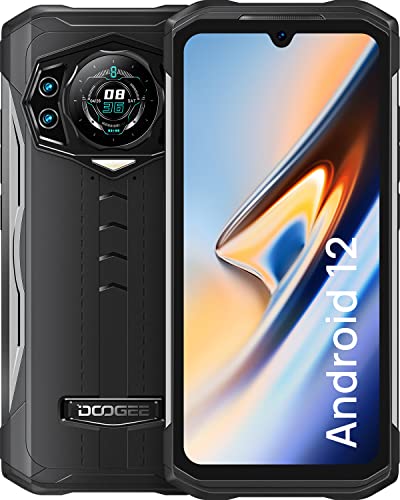DOOGEE S98 Teléfono Movil Android 12, 8GB + 256GB, Movil Resistente Agua y Golpes 4G, Helio G96, Cámara Triple 64MP+Visión Nocturna, 6000mAh Batería, 6.3”FHD Movil Irrompible IP68 IP69K, NFC