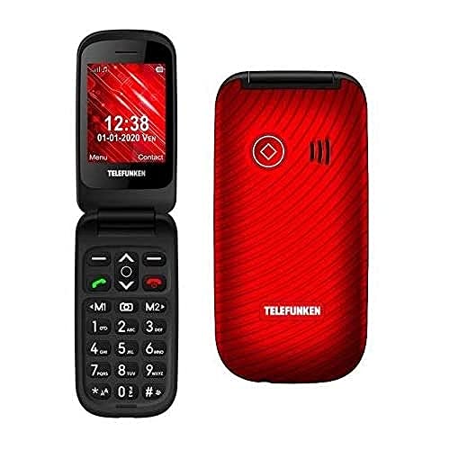 Telefunken - Teléfono móvil S440, Rojo