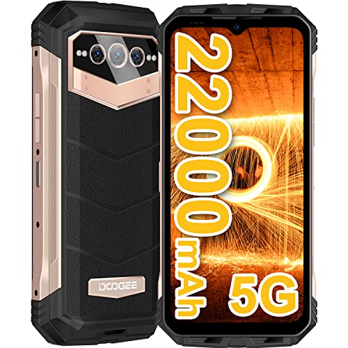 DOOGEE VMAX [2023] Movil Resistente 5G, 22000mAh Batería 33W, Dimensity 1080, 20GB+256GB(SD 2TB), 6.6
