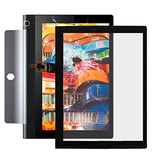 ZAORUN Recambio Lenovo Yoga Tab 3 10 Pulgadas / YT3-X50F Asamblea de digitalizador de Pantalla táctil Teléfono móvil de Vidrio de la Pantalla táctil del (Color : Black)