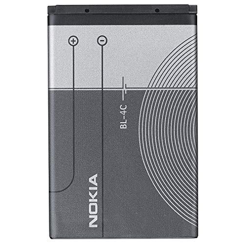 Nokia BL-4C Bateria, 950 mAh de Capacidad, Carga rápida 2.0, 3.7V 3.5Wh, color negro
