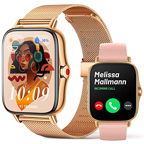 Smartwatch Mujer Reloj Inteligente Mujer con Llamada y Whatsapp, 1.69