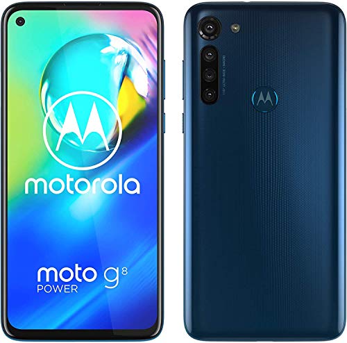 Motorola Moto G8 Power - Teléfono móvil (64 GB, Android 10), Color Azul/Capri Blue