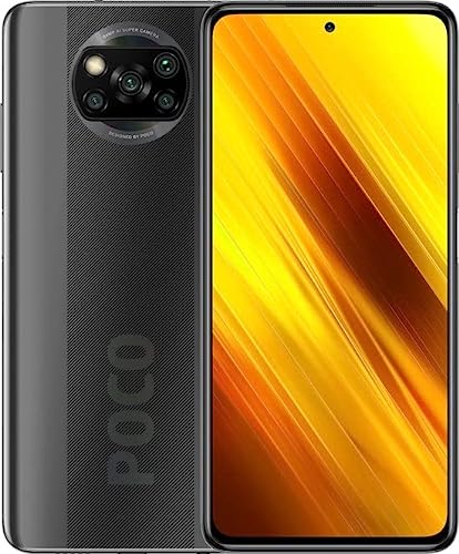 POCO X3 NFC - Smartphone 6.67” FHD+, 6 + 128GB, Snapdragon 732G, 64 MP con IA, Quad-cámara, 5160 mAh, color Gris sombra [Versión ES/PT]