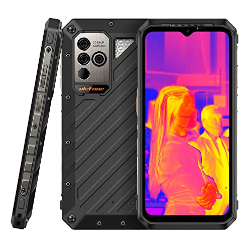 Ulefone Power Armor 18T 5G Móvil Resistente, MTK Dimensity 900 17GB+256GB, 108MP+Cámara de imagen térmica, 6.58