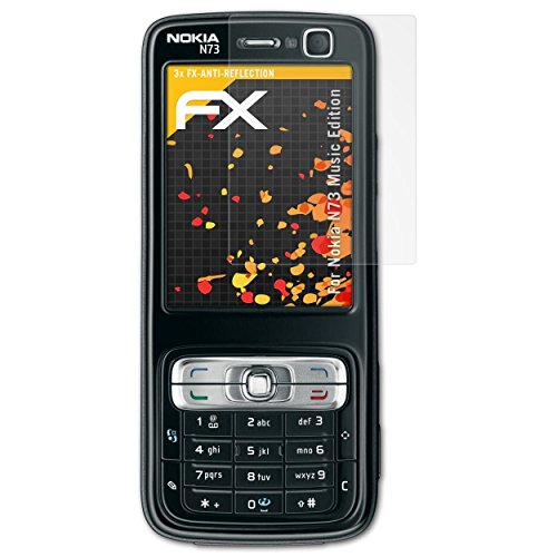 FoliX FX - Lámina protectora de pantallas antirreflectante para Nokia N73