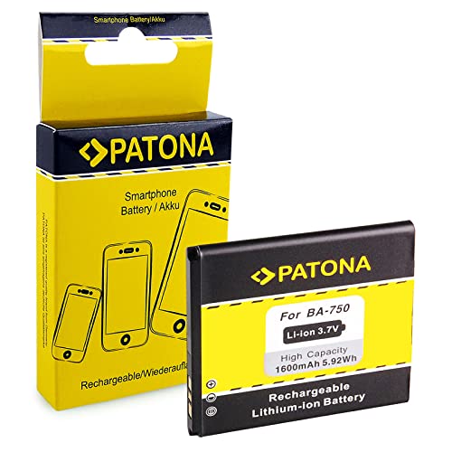 PATONA Bateria BA-750 Compatible con Sony Ericsson Xperia ARC (LT15i) ARC S (LT18i)