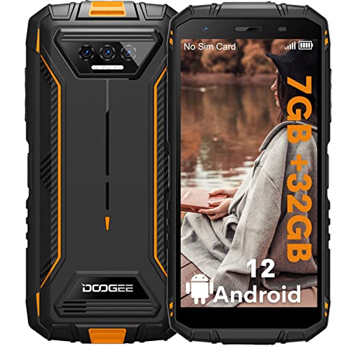 DOOGEE Moviles Resistente Baratos, S41 Pro [2023] Movil Antigolpes, 6300mAh Batería, 7GB+32GB 1TB Expandible, Android 12 Cámara 13MP, 4G Smartphone Libre 5.45