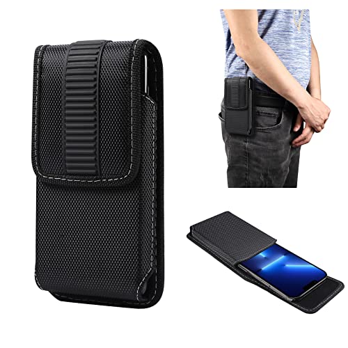 Funda de teléfono para Samsung Galaxy S20 FE S21 Plus Note 20 Ultra S20+Note 10+ A21 A71 A20S A21 A80 A90 C9 Pro Note 9 8 Resistente al desgaste Oxford Cinturón Clip Funda Funda Bolsa de transporte