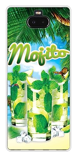 Carcasa de silicona para Sony Xperia 10, diseño de mojito playa