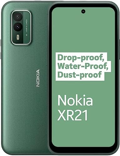 Nokia XR21 5G (Pine Green) 128GB + 6GB RAM gsm Unlocked Android Rugged Smart Phone