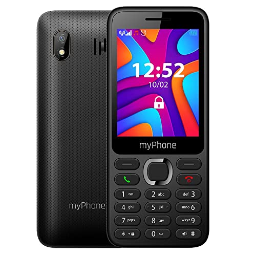 MP myPhone C1 LTE, teléfono Clave movil para Mayores, telefono Fijo sim, teléfono para Personas Mayores, Red 4G, Batería de 1800 mAh, Pantalla en Color de 2,8