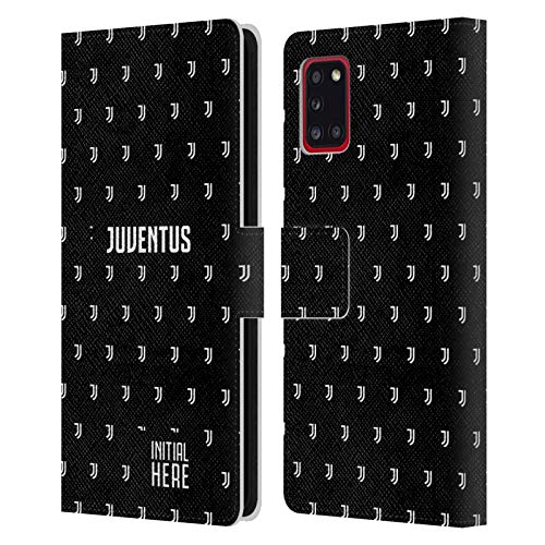 Head Case Designs Officially Licensed Custom Customised Personalised Juventus Football Club Patrón Carcasa de Cuero Tipo Libro Compatible con Samsung Galaxy A31 (2020)