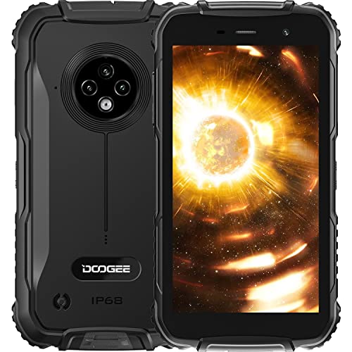 DOOGEE S35 Moviles Baratos y Buenos 4G, 4350mAh Batería, Android 11 Telefono Resistente 3GB + 16GB, 13MP Triple Cámara Movil Todoterreno IP68 IP69K, 5.0 Corning Gorilla Glass Pantalla, Negro