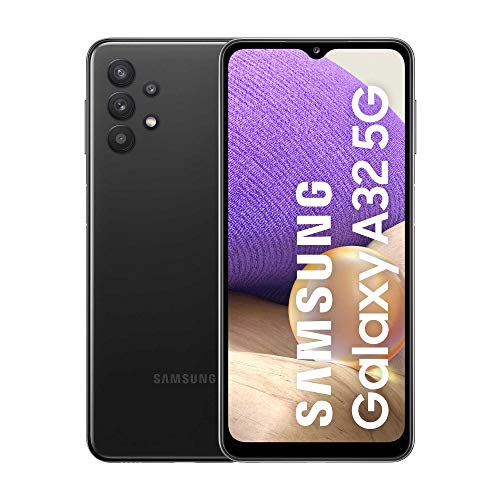 Samsung Galaxy A32 5G (64 GB) Negro - Smartphone Android de 4GB RAM, Teléfono Móvil Libre con Carga rápida, Batería de 5000 mAh y pantalla de 6,5'' [Versión ES]