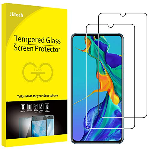 JETech Protector de Pantalla para Huawei P30, Cristal Vidrio Templado, 2 Unidades