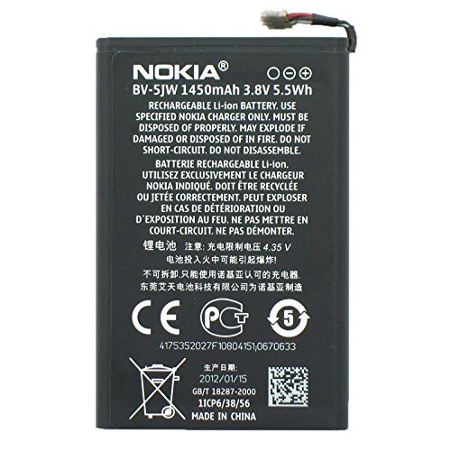 Nokia Batería Original BV-5JW Lumia 800, N9 – 00 1450 mAh