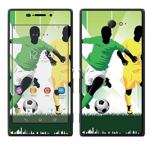 Royal Sticker RS.72890 - Adhesivo para Sony Xperia M2, diseño de Soccer Player