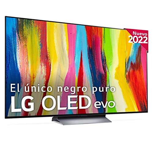 LG OLED65C24LA - Smart TV webOS22 65 pulgadas (164 cm) 4K OLED evo, Procesador Inteligente Potencia 4K a9 Gen 5 IA, compatible formatos HDR, HDR Dolby Vision y Dolby Atmos, TV para Gaming