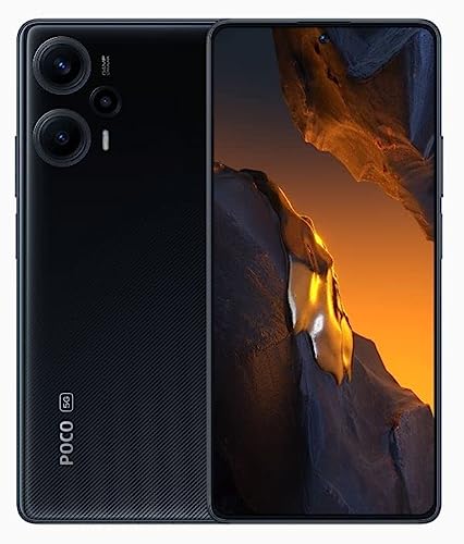 Teléfono inteligente Xiaomi Poco F5 8 GB + 256 GB Snapdragon 7+ Gen 2, 6,67 pulgadas, pantalla OLED de 120 Hz, batería de 5000 mAh, 67 W, cámara de carga rápida de 64 MP (versión global, negro)