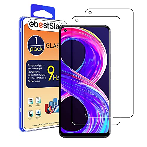 ebestStar - [Lote x2 Cristal Templado Compatible con Realme 7 Pro Protector de Pantalla, Película Vidrio Ultrafina, Dureza 9H, Sin-Burbujas [7 Pro: 160.9 x 74.3 x 8.7 mm, 6.4'']