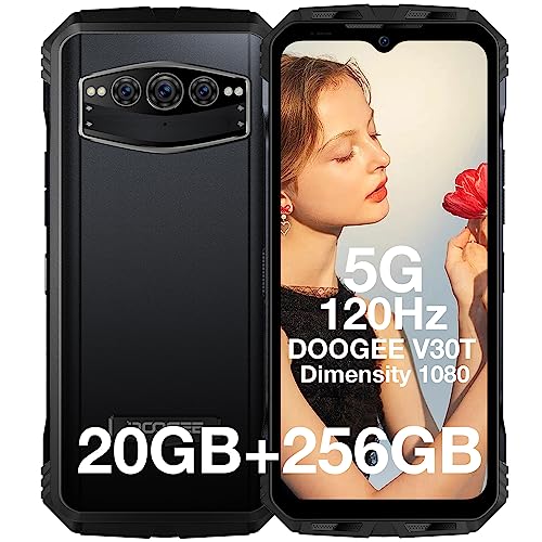 DOOGEE V30T Teléfono móvil 2023, Dimension 1080 5G, 120Hz, 20GB+256GB, 10800mAh 66W, 6.58