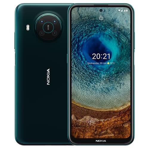 Nokia X10 - Smartphone de 6.67” FHD+ (5G, 1080x2400, 6 GB de RAM, memoria interna de 64 GB, Android 11.0) Verde