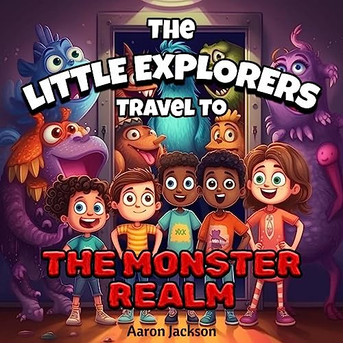 The Little Explorers travel to The Monster Realm - Search and Find! (English Edition)